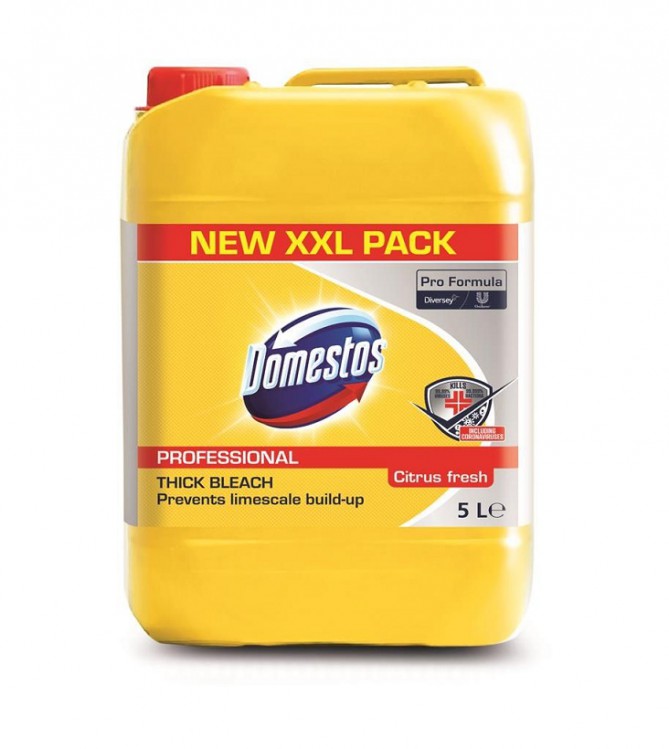Domestos Lemon 5l | Čistící, dezinf.prostř., dezodoranty - Přípravky na WC - Čističe WC